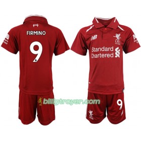 Billige Fotballdrakter Liverpool FIRMINO 9 Barn Hjemmedraktsett 2018/19 Kortermet